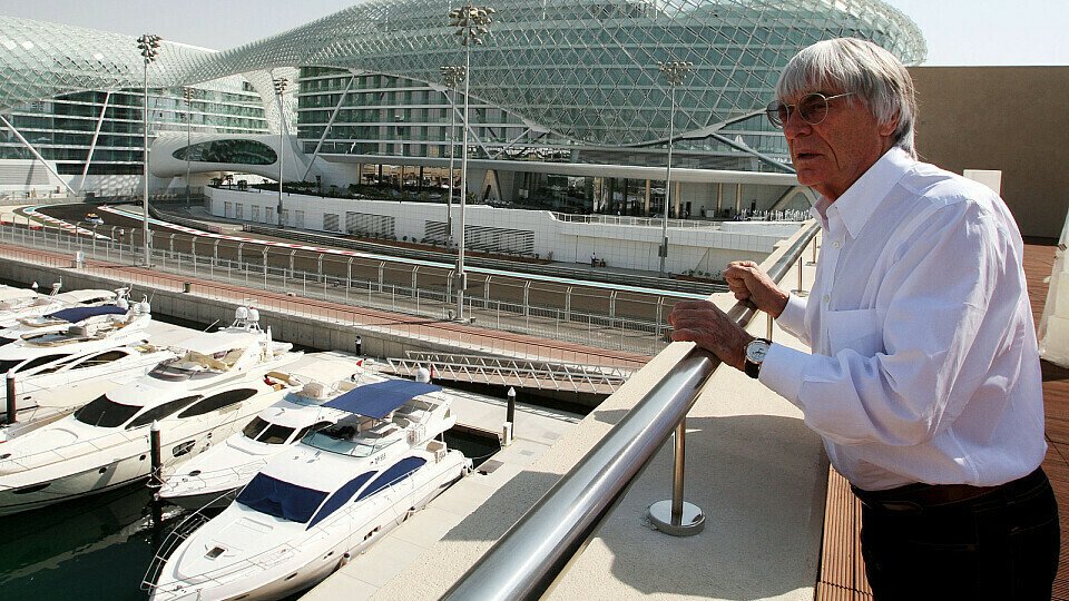 In Abu Dhabi gefällt es Bernie, in Silverstone nicht so sehr., Foto: Sutton
