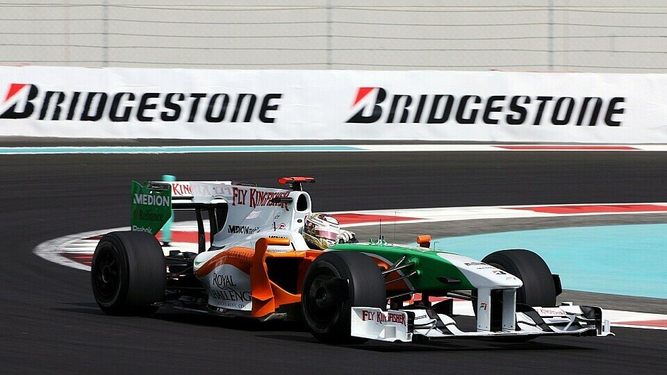 Adrian Sutil ist Abu Dhabi ein wenig zu langsam., Foto: Sutton