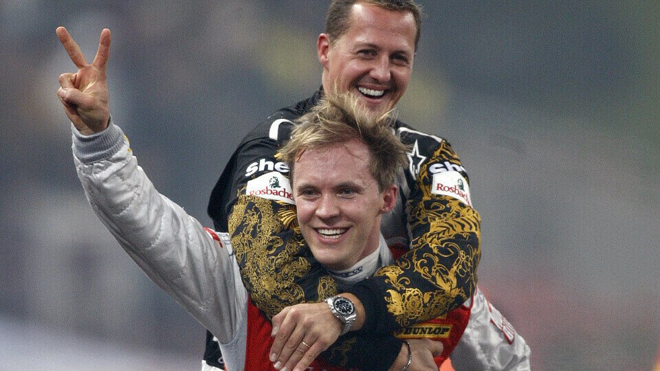 Zwei Mal gewann Mattias Ekström gegen Michael Schumacher, Foto: Race of Champions