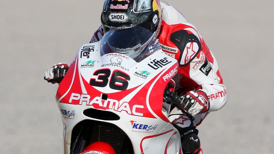 Mika Kallio fährt morgen erstmals die Ducati Desmosedici GP10., Foto: Ronny Lekl