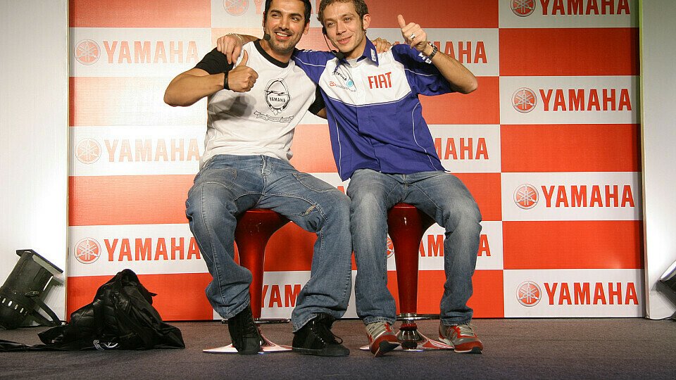 Bei Valentino Rossi ist wieder alles OK, Foto: Fiat Yamaha