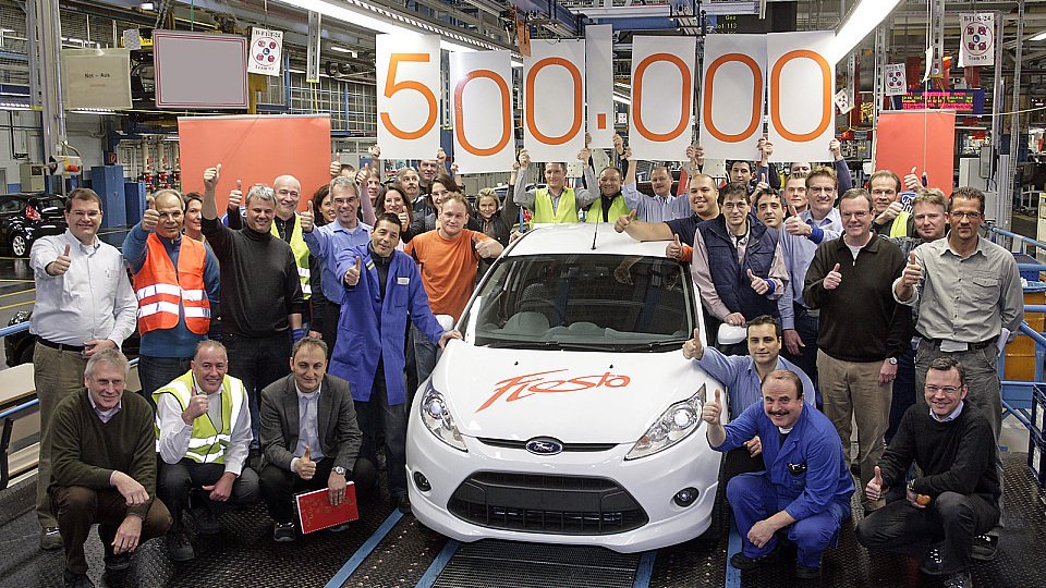 Der 500.000 Ford Fiesta lief in Köln vom Band., Foto: Ford