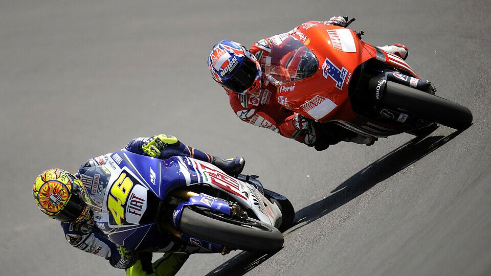Eines der größten MotoGP-Rennen aller Zeiten: Laguna Seca 2008, Foto: Fiat Yamaha