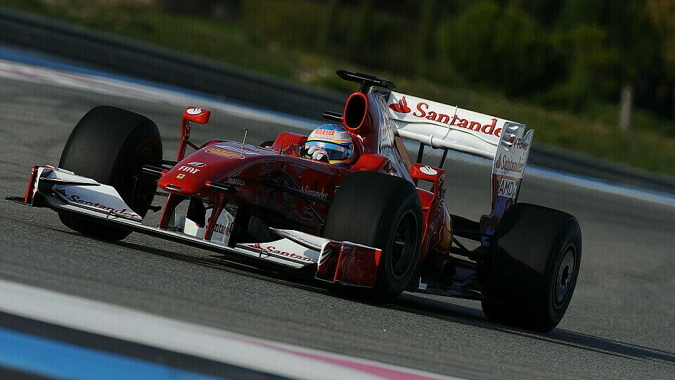 So sieht die Lackierung des neuen Ferrari aus., Foto: Santander/Ferrari