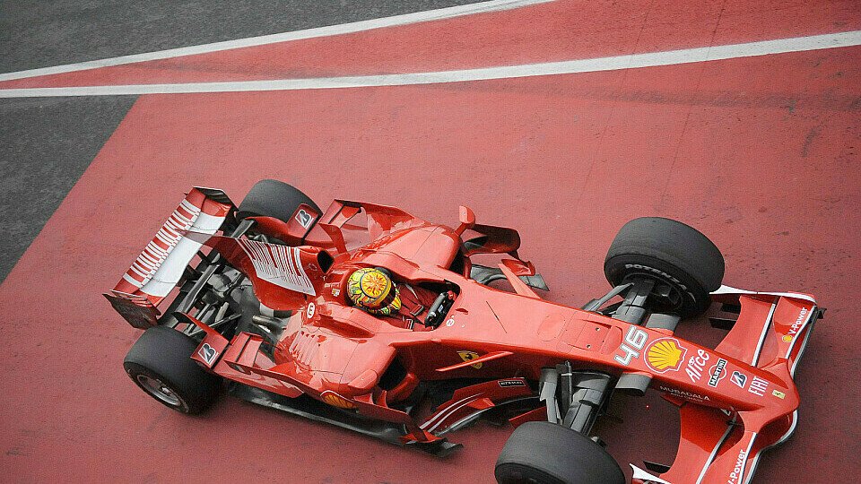 Valentino Rossi konnte etwas zulegen, Foto: Ferrari