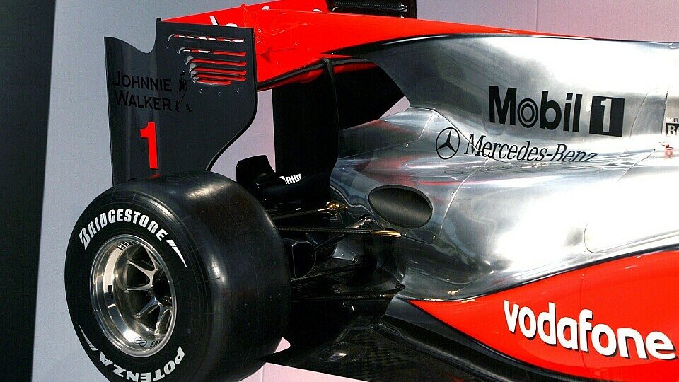 Das Heck des McLaren wird noch mal kräftig erneuert., Foto: Sutton