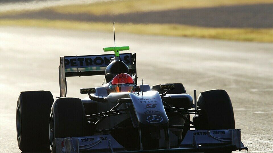 Schumacher überzeugte beim ersten Test, Foto: Sutton