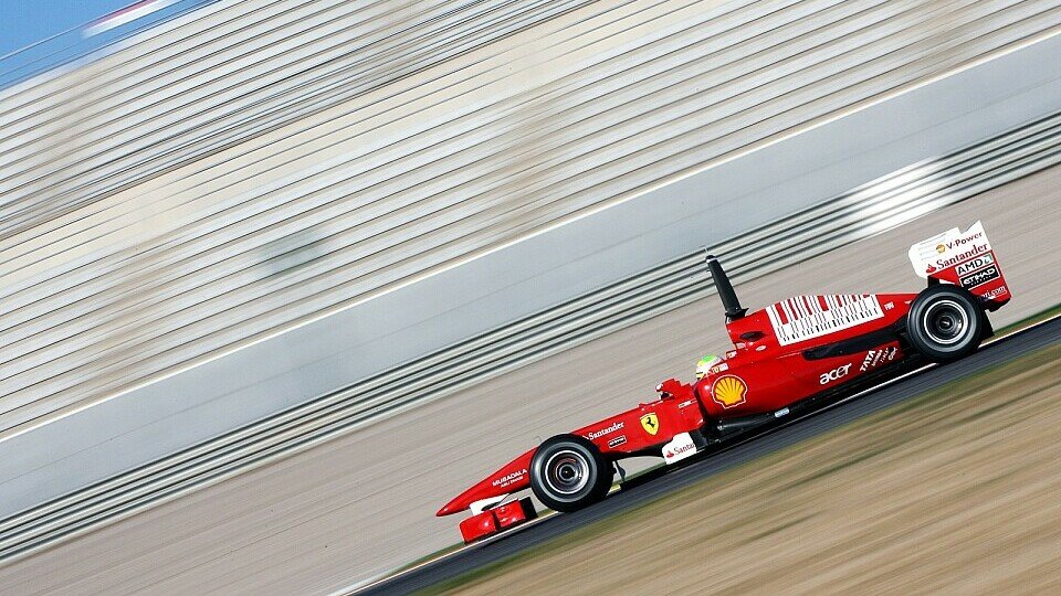 Ferrari dominierte die Zeitenlisten in Valencia., Foto: Sutton