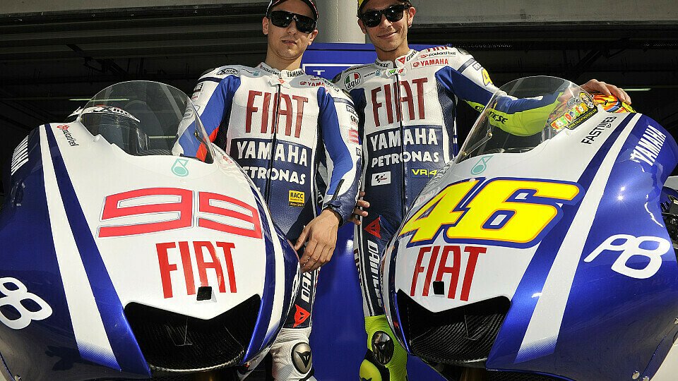 Jorge Lorenzo und Valentino Rossi sind bereit für den Titelkampf - gegen den Teamkollegen., Foto: Yamaha