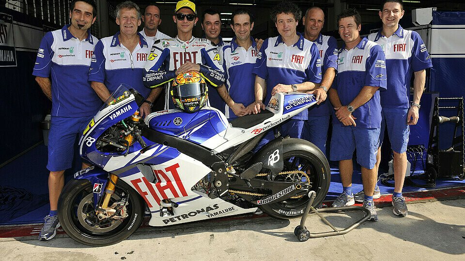 Mit dieser Truppe geht Valentino Rossi 2010 erneut auf Titeljagd., Foto: Yamaha
