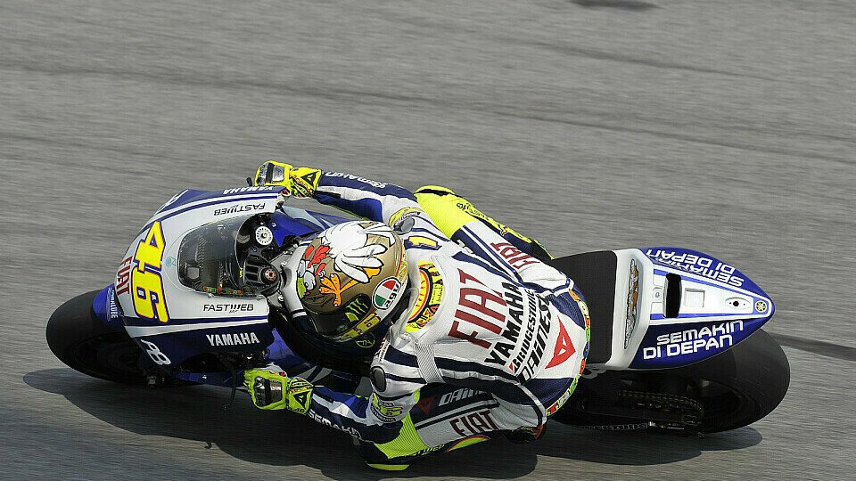 Rossi war heute in Sepang einmal mehr der Schnellste., Foto: Fiat Yamaha