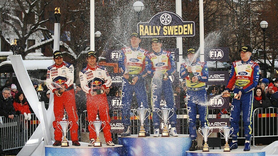 Mikko Hirvonen gewann zum ersten Mal in seiner Karriere den WRC-Auftakt., Foto: Sutton