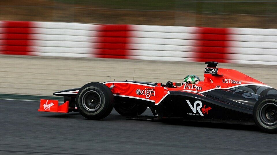 Virgin Racing hatte beinahe einen normalen Testtag., Foto: Sutton