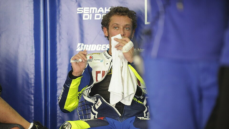 Rossi kann sich glücklich schätzen, durchbrach er doch beim Testen heute einfach seinen Pole-Rekord aus dem Vorjahr., Foto: Milagro