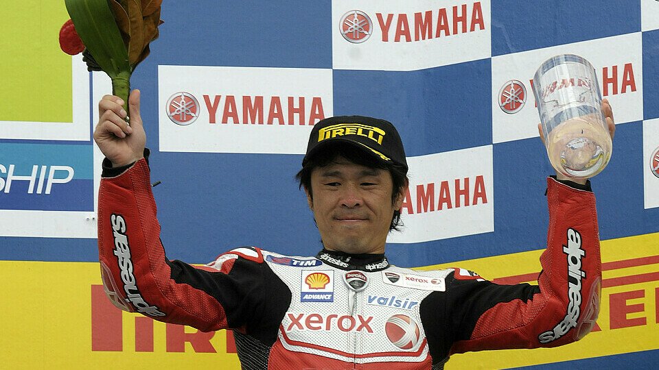 Haga konnte endlich seinen ersten Saisonsieg einfahren., Foto: Ducati