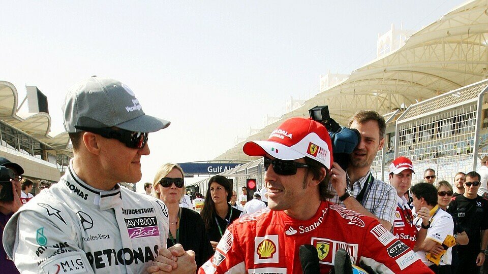 Alonso sieht in Schumacher schärfsten Gegner, Foto: Sutton