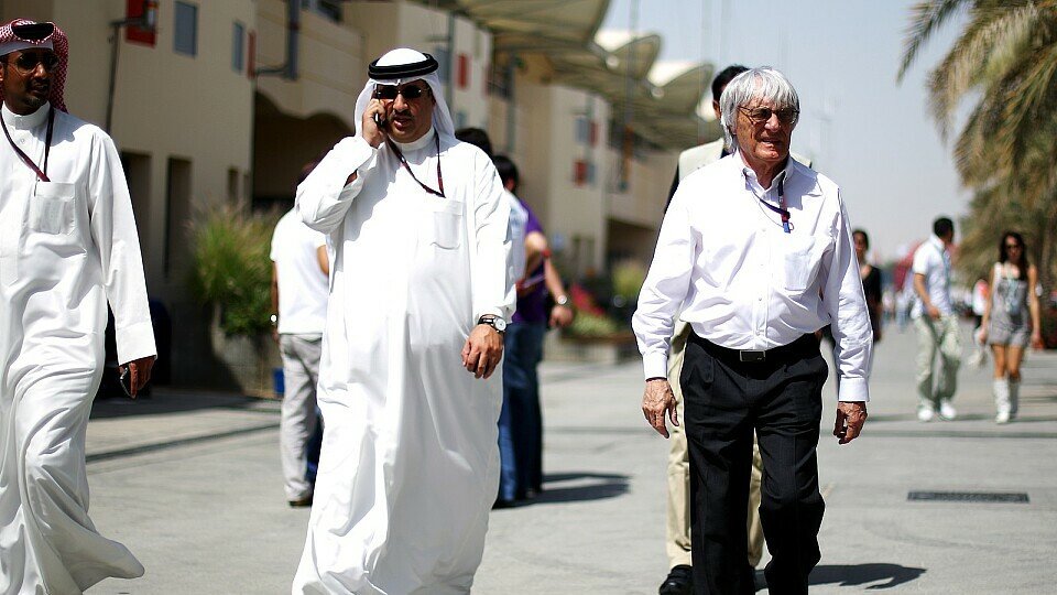 Bernie Ecclestone sieht die Teams als seine Verbündete beim Thema Bahrain, Foto: Sutton