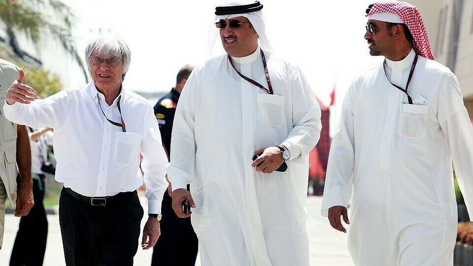 Bernie Ecclestone wünscht sich, dass der Bahrain-GP bei Regierung und Volk gleichermaßen gut ankommt, Foto: Sutton