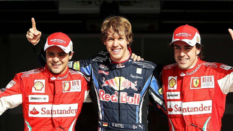Sebastian Vettel setzte sich im Qualifying durch., Foto: Sutton