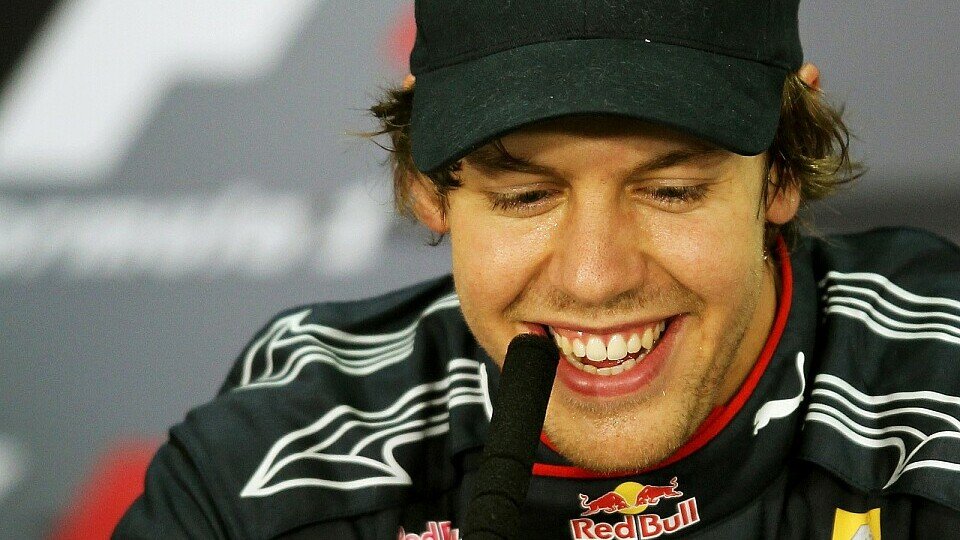 Vettel nimmt das Positive mit., Foto: Sutton