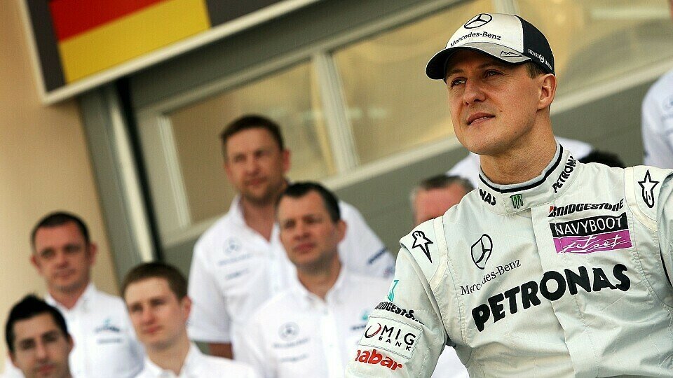 Michael Schumacher baut auf schnelle Besserung., Foto: Sutton