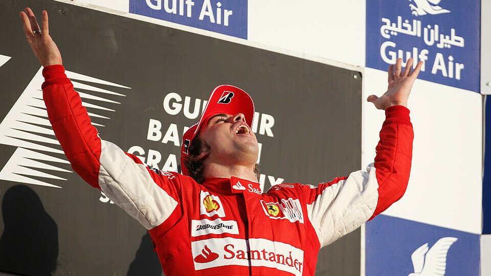 Fernando Alonso bescherte Ferrari den ersten Saisonsieg., Foto: Sutton