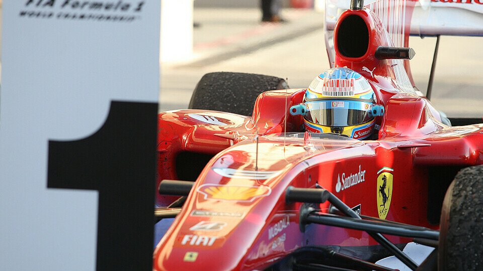 Fernando Alonso holte sich seinen ersten Ferrari-Sieg., Foto: Sutton