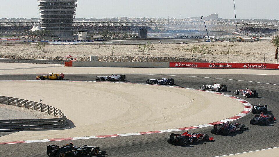 2010 feierte Ferrari einen Doppelsieg in Bahrain, Foto: Sutton