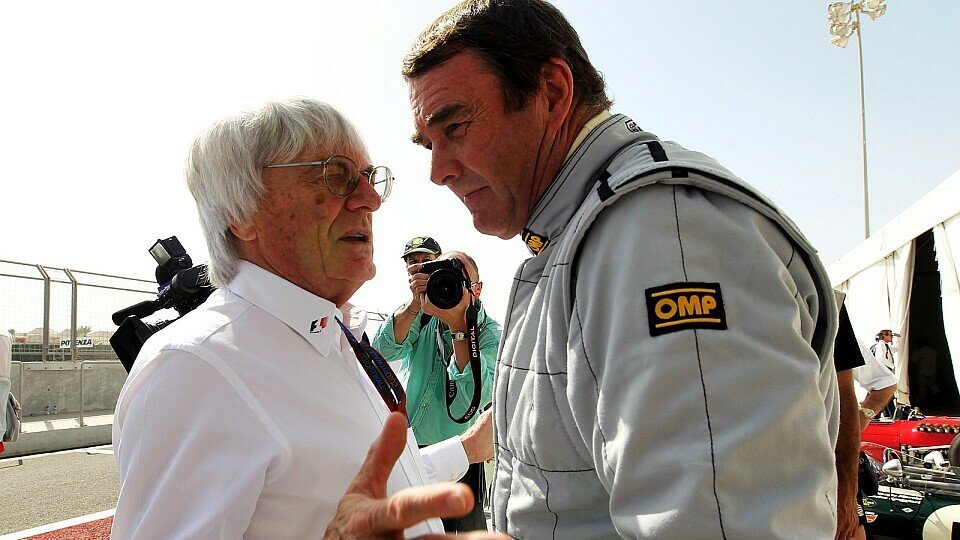 Nigel Mansell macht sich Sorgen um Ferrari, Foto: Sutton