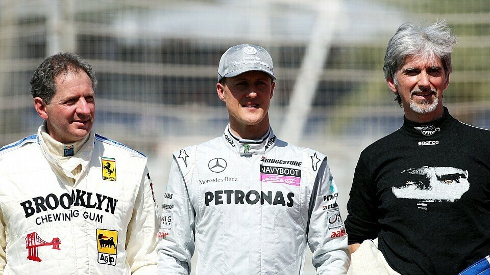 Damon Hill hat MIchael Schumacher weiter auf der Rechnung, Foto: Sutton