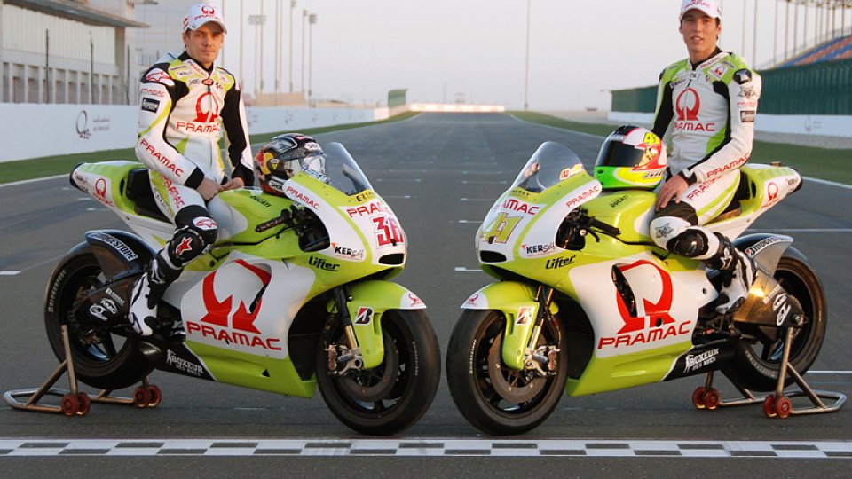 Mika Kallio und Aleix Espargaro Go Green für Pramac Racing., Foto: Pramac Racing