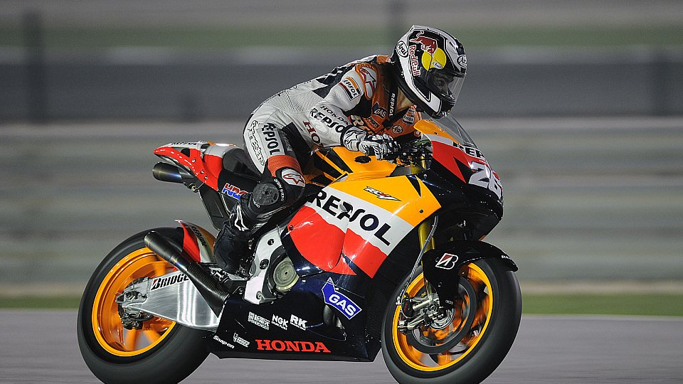 Dani Pedrosa versucht in Katar ein modifiziertes Chassis, Foto: Milagro