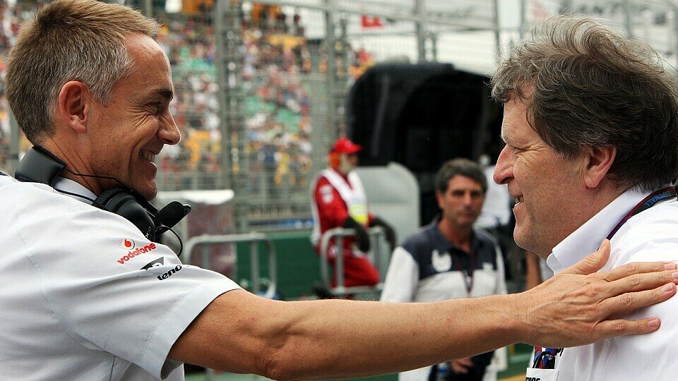 Norbert Haug konnte McLaren gratulieren, Foto: Sutton