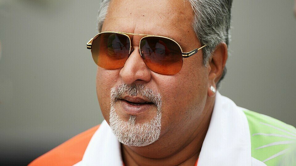 Force India Chef Vijay Mallya, Foto: Sutton