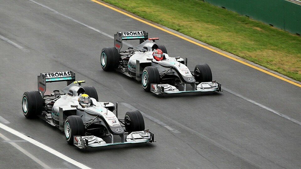Mercedes GP war schneller als in Bahrain., Foto: Sutton