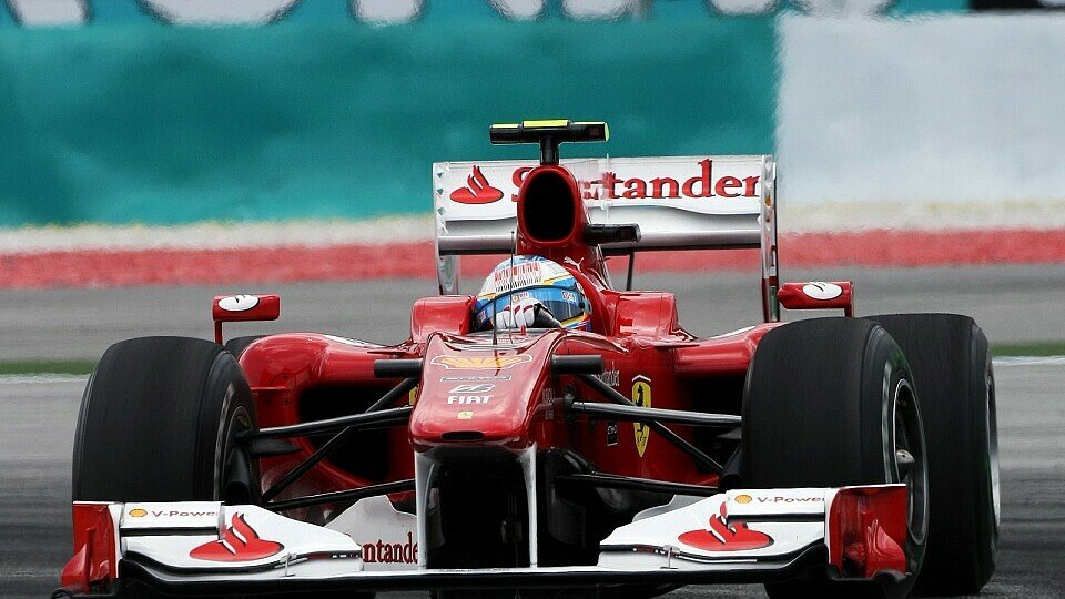 Ferrari muss im Rennen Boden gutmachen., Foto: Sutton