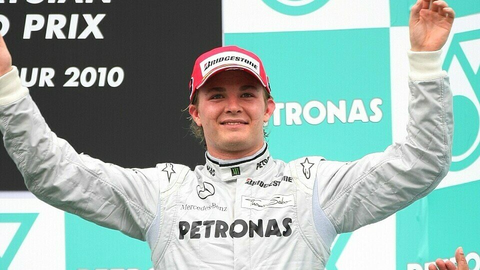 Nico Rosberg war abgekämpft aber glücklich, Foto: Sutton