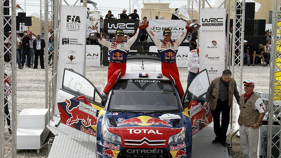 Sébastien Loeb feierte bei der Rallye Jordanien seinen zweiten Saisonsieg., Foto: Red Bull/GEPA