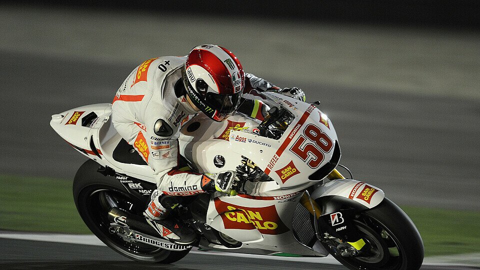 Marco Simoncelli fand sein Debüt in Ordnung, Foto: Milagro