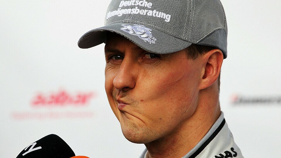 Michael Schumacher kann nicht zufrieden sein, Foto: Sutton