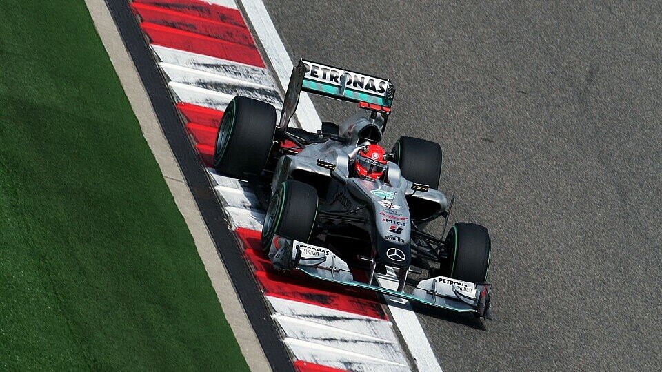Michael Schumacher verwendete den gleichen Flügel wie Rosberg, Foto: Sutton