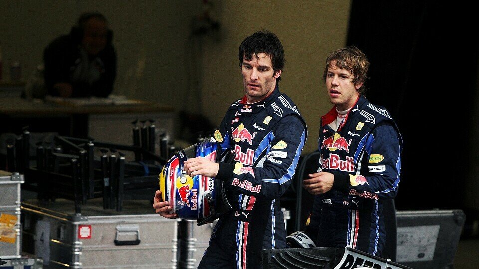 Red Bull kam mit den Reifen nicht auf Temperatur, Foto: Sutton