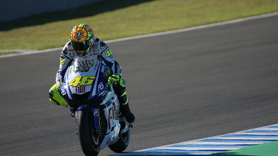 Valentino Rossi kam etwas zu spät auf Touren, Foto: Ronny Lekl Valentino Rossi kam etwas zu spät auf Touren, Foto: Ronny Lekl