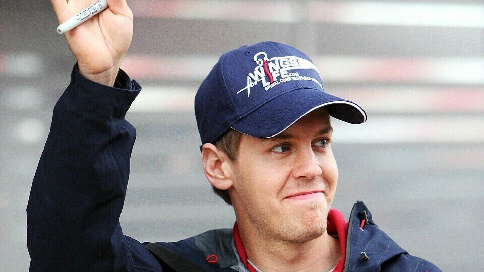 Sebastian Vettel glaubt weiter an sein Auto, Foto: Sutton