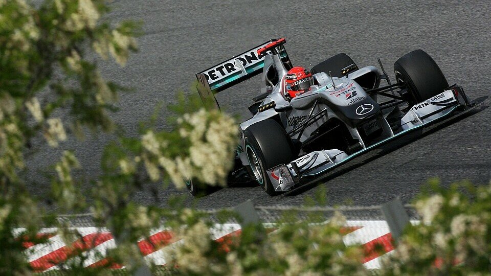 Michael Schumacher war in Barcelona gut unterwegs, Foto: Sutton