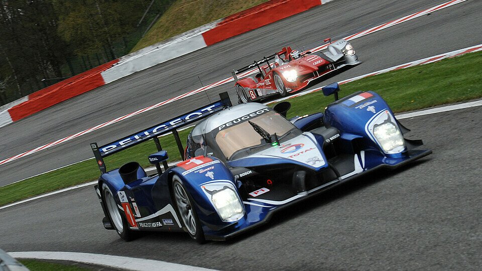 Das Duell Audi gegen Peugeot bestimmte die LMS-Saison 2010, Foto: DPPI