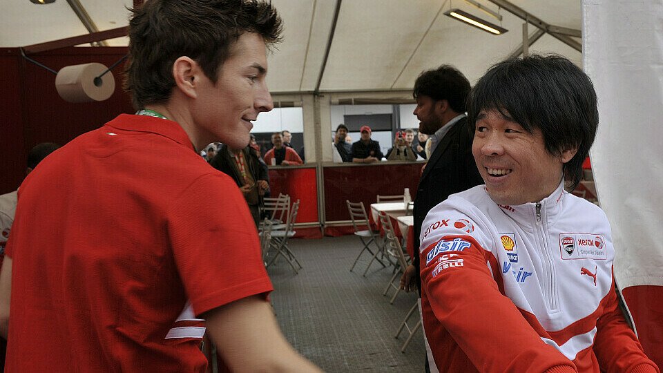 Nicky Hayden ist in Monza zu Gast, sein Bruder Roger besuchte ihn letzte Woche in Jerez., Foto: Ducati
