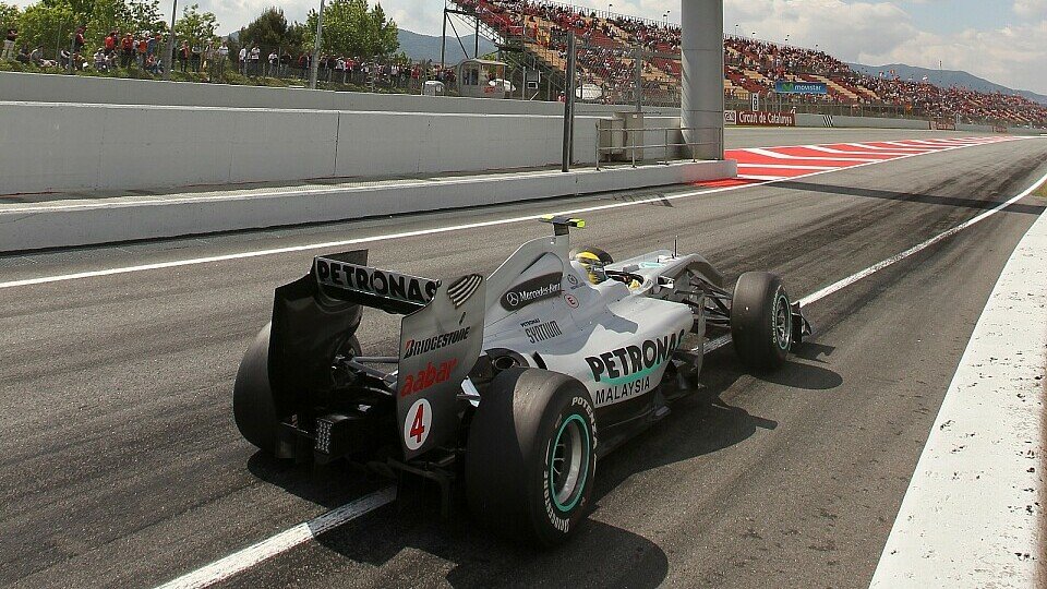Mercedes GP kam der Spitze nicht näher, Foto: Sutton