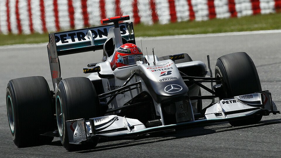 Keine Freude bei Schumacher nach Rang vier, Foto: Mercedes GP