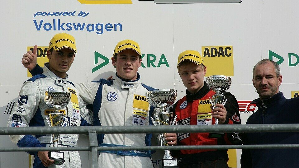 Richie Stanaway und Pascal Wehrlein teilten sich heute die Siege., Foto: Formel Masters